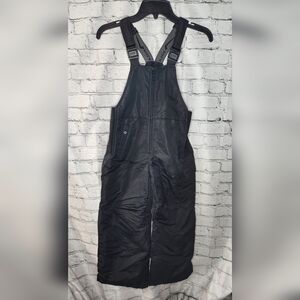 Youth Polar Edge Insulated Black Ski‎ Coveralls Size 6/7